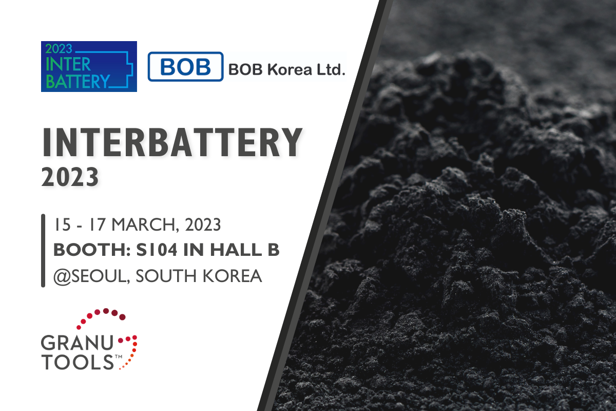 banner of Granutools to share that our distributor will attend InterBattery on March 15-17 in Seoul, South Korea